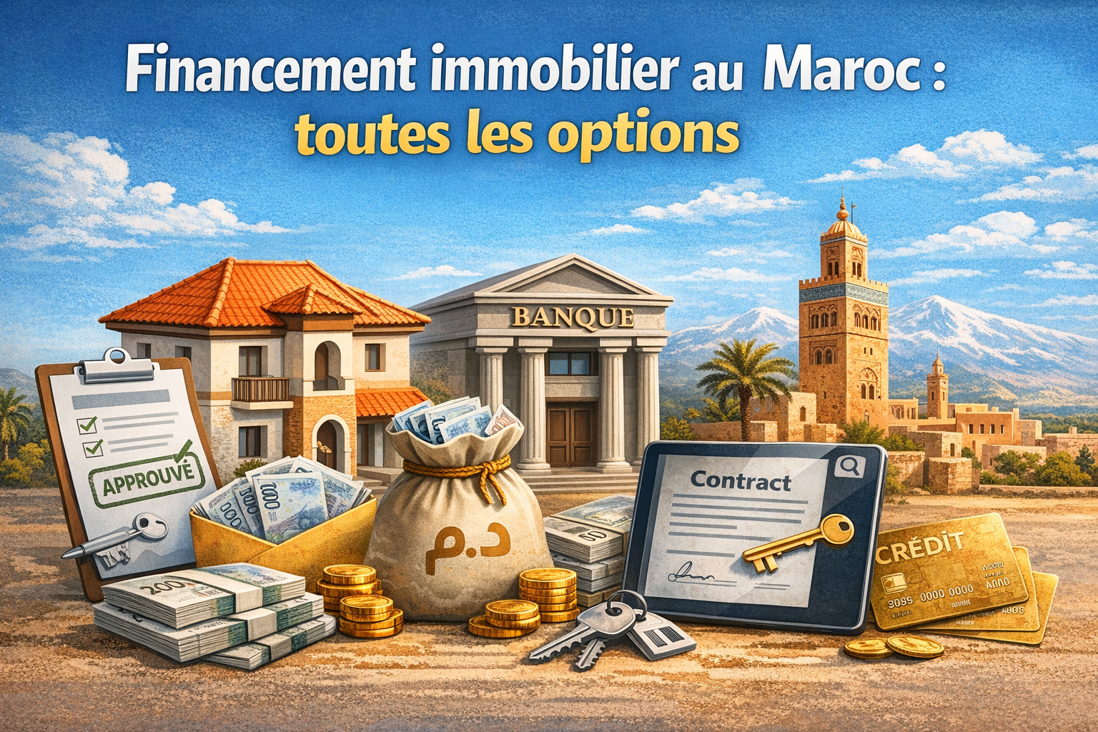 Financement immobilier au Maroc : toutes les options