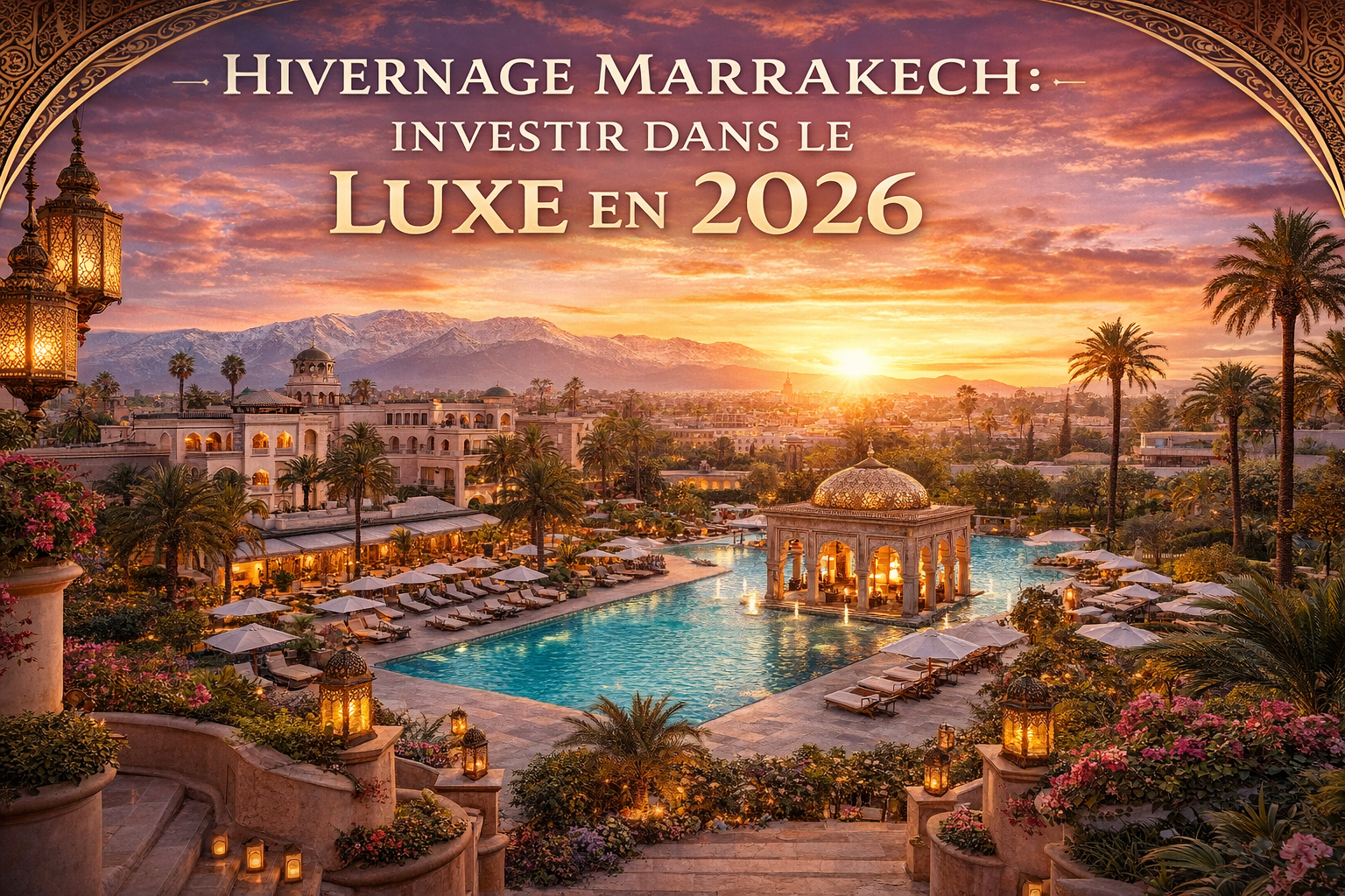 Hivernage Marrakech : Investir dans le Luxe en 2026