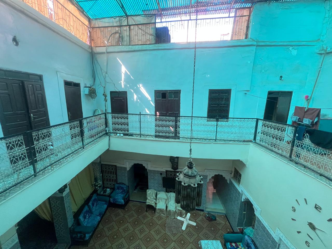 Riad for Rent 200 sqm – Bab Aylan – 2 Entrances – 60,000 MAD/month — 2